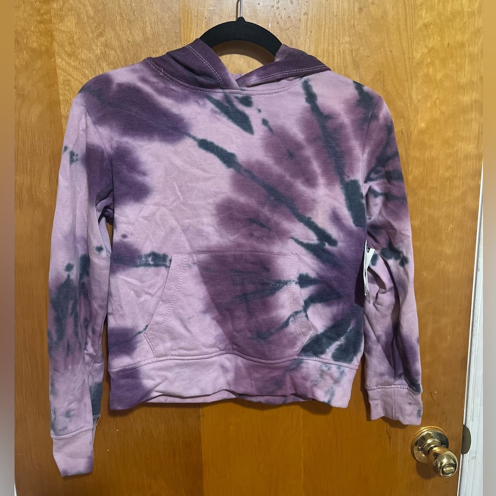 NWT Girls Tie dye hoodie size L (14)